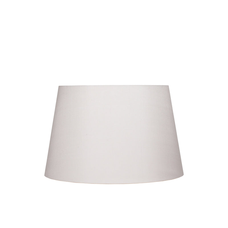 STRETCHED SILK LAMPSHADE IN IVORY