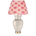 PINK AND CREAM IKAT LAMPSHADE