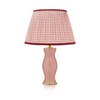 RED STRIPED LAMPSHADE