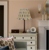 THE BLUE ROSE LAMPSHADE WITH FRILL
