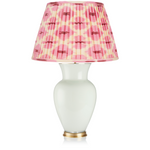 PINK AND CREAM IKAT LAMPSHADE