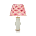 PINK AND CREAM IKAT LAMPSHADE