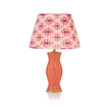 PINK AND CREAM IKAT LAMPSHADE