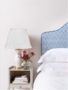 PLEATED IVORY LAMPSHADE IN CREAM WITH FRILL