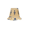 BLUE ROSE LAMPSHADE WITH FRILL WALL LIGHT
