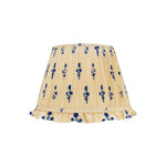 THE BLUE ROSE LAMPSHADE WITH FRILL