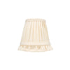CREAM LINEN WITH FRILL WALL LIGHT