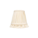 CREAM LINEN WITH FRILL WALL LIGHT