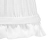 IVORY LINEN WITH FRILL WALL LIGHT