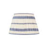 EMBROIDED BLUE STRIPED LAMPSHADE