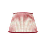 RED STRIPED LAMPSHADE