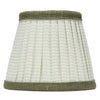 GREEN STRIPED LAMPSHADE