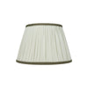 GREEN STRIPED LAMPSHADE