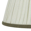 GREEN STRIPED LAMPSHADE
