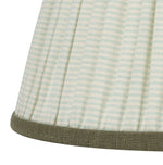 GREEN STRIPED LAMPSHADE