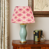 PINK AND CREAM IKAT LAMPSHADE