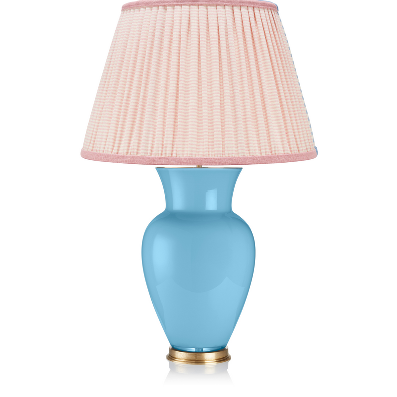 PINK STRIPED LAMPSHADE
