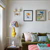 COLOURFUL IKAT LAMPSHADE