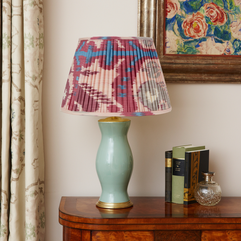 PINK AND FUCHSIA IKAT LAMPSHADE