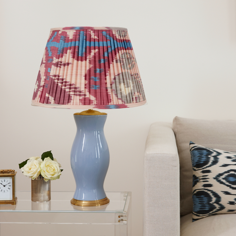 PINK AND FUCHSIA IKAT LAMPSHADE