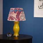 PINK AND FUCHSIA IKAT LAMPSHADE