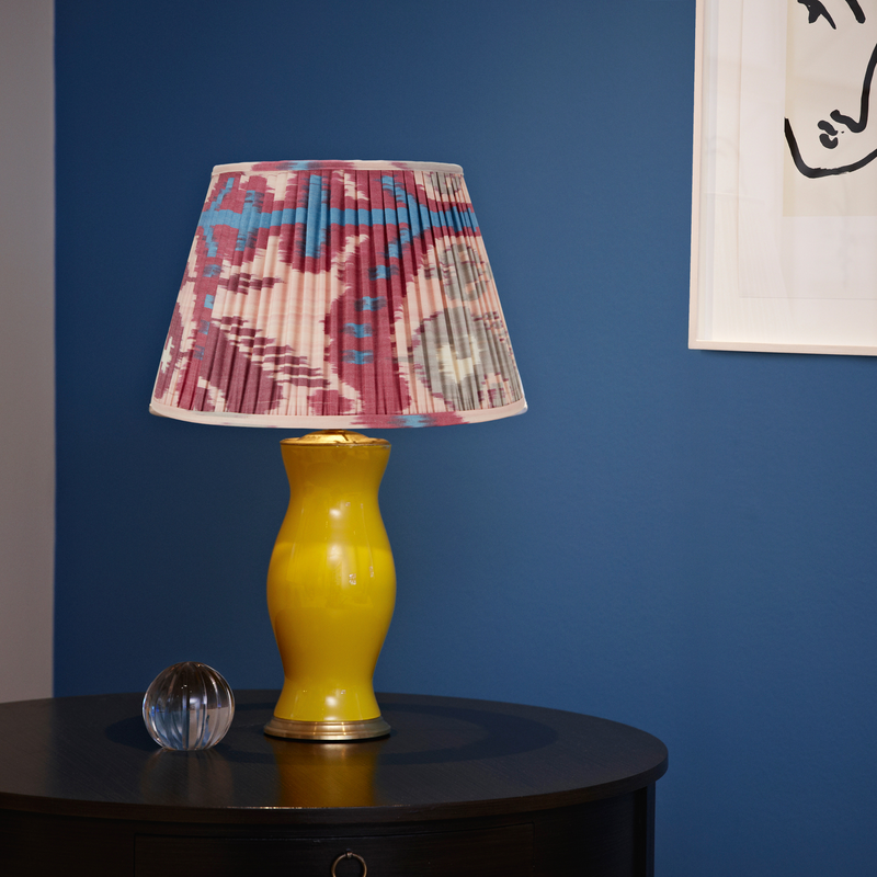 PINK AND FUCHSIA IKAT LAMPSHADE