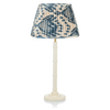 SMALL BAMBOO LACQUERED LAMP IN CREAM