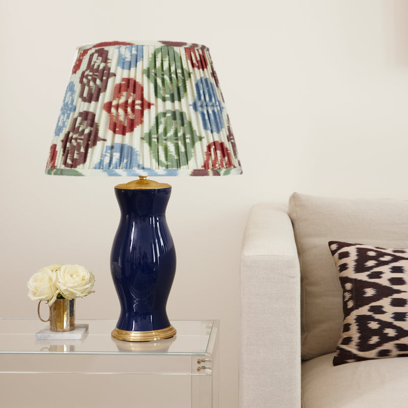 AUTUMNAL SILK IKAT LAMPSHADES SHOT