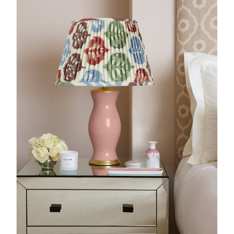 AUTUMNAL SILK IKAT LAMPSHADES SHOT
