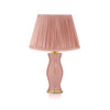 PLEATED SILK LAMPSHADE IN DUSTY PINK