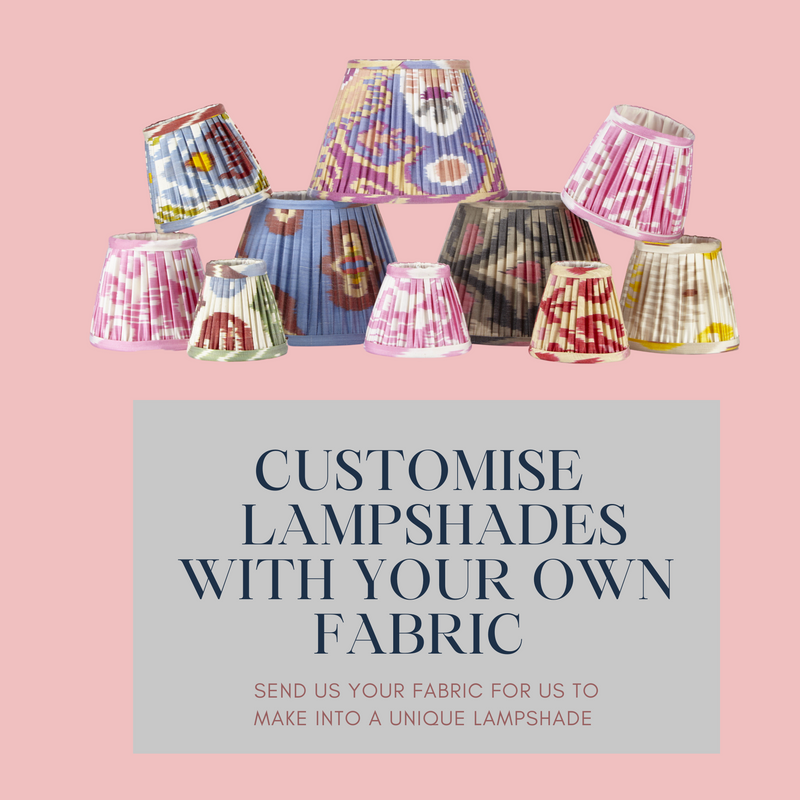 Customers Own Material Lampshade