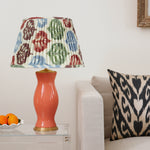 AUTUMNAL SILK IKAT LAMPSHADES SHOT
