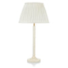 SMALL BAMBOO LACQUERED LAMP IN CREAM