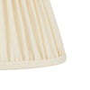 PLEATED LINEN LAMPSHADE IN CREAM