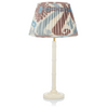 SMALL BAMBOO LACQUERED LAMP IN CREAM