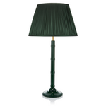 SMALL BAMBOO LACQUERED LAMP IN GREEN