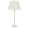 SMALL BAMBOO LACQUERED LAMP IN CREAM