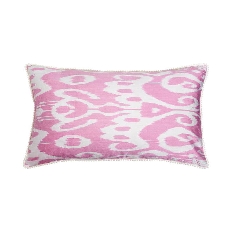 PINK RECTANGULAR CUSHION CLIENT SHOT