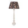 LARGE LACQUERED TABLE LAMPS IN IVORY