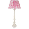 LARGE LACQUERED TABLE LAMPS IN IVORY