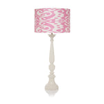 LARGE LACQUERED TABLE LAMPS IN IVORY