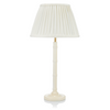 SMALL BAMBOO LACQUERED LAMP IN CREAM