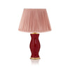 PLEATED SILK LAMPSHADE IN DUSTY PINK