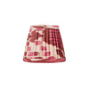 BURGUNDY AND MAGENTA IKAT LAMPSHADE