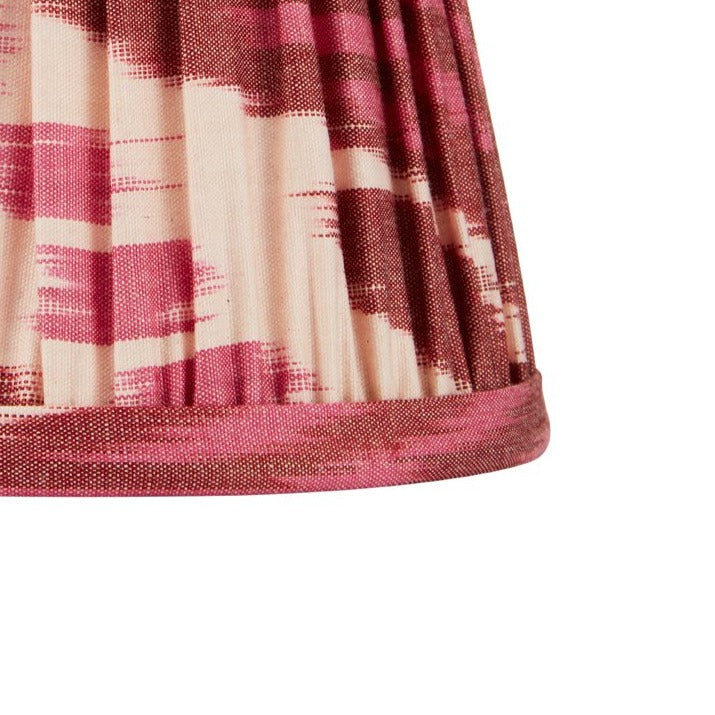 BURGUNDY AND MAGENTA IKAT WALL LIGHT-LOW IN STOCK