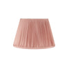 PLEATED SILK LAMPSHADE IN DUSTY PINK