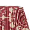 BURNT RED AND CREAM IKAT LAMPSHADE