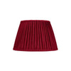PLEATED LINEN LAMPSHADE IN RED
