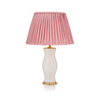 PLEATED LINEN LAMPSHADE IN PINK