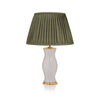 PLEATED LINEN LAMPSHADE IN GREEN